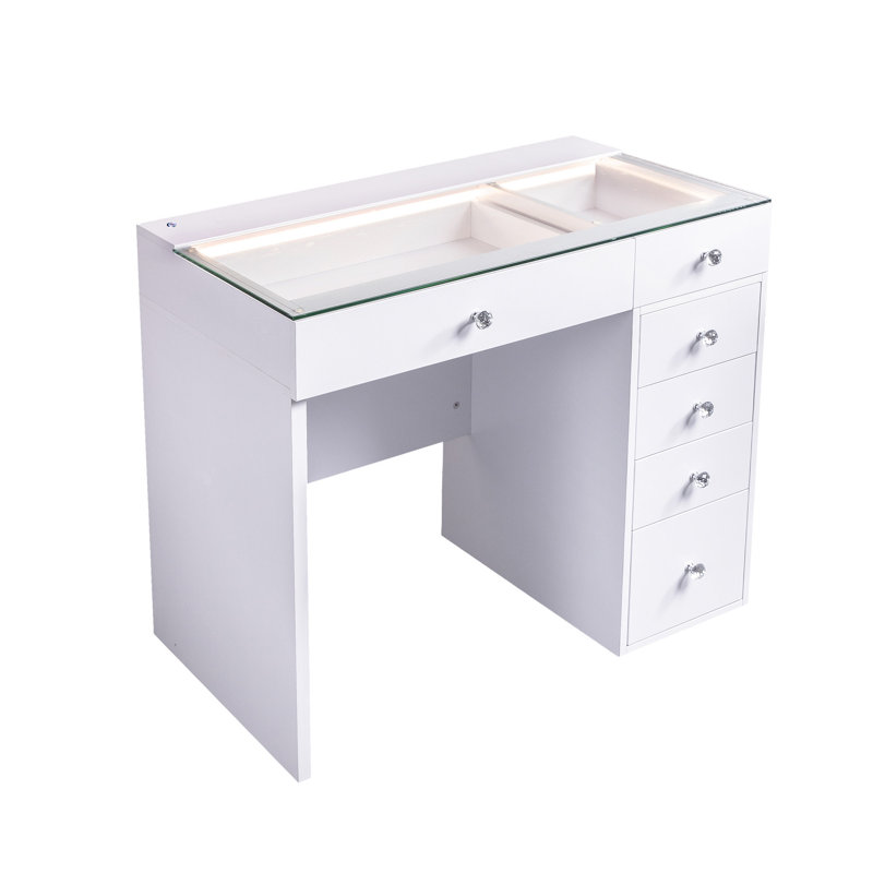 Dressing Table with LED Lights