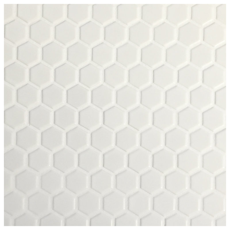 Carreau de céramique pour mur et plancher, Blanc