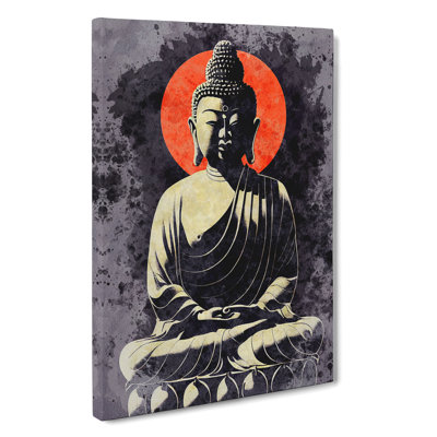 Fabulous Buddha - Wrapped Canvas Print