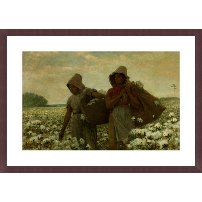 The Cotton Pickers par Winslow Homer - Impression sur toile, H 20,94 po x l 29,5 po