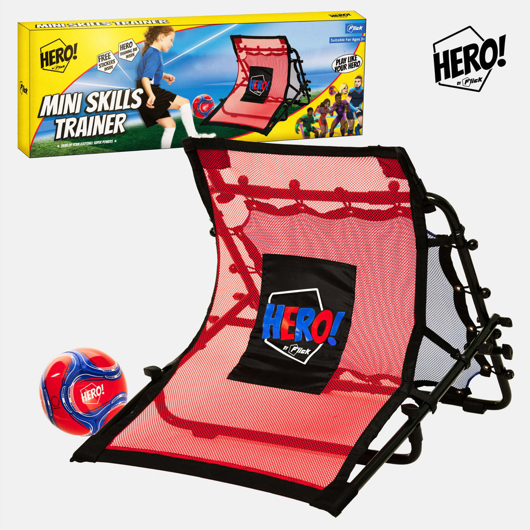 Football Flick Black, Blue, Red, Yellow Hero Mini Skills Trainer in Size S, Sports Direct - Image 4