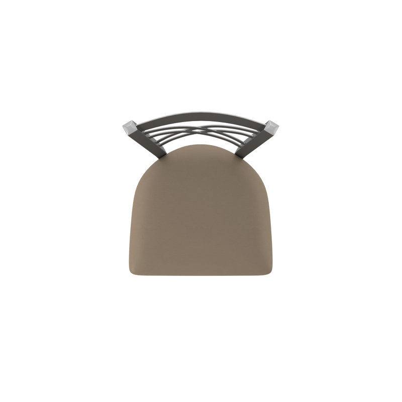 Tabouret pivotant 820 Catalina, Tabouret de bar (siège d'une hauteur de 30 po), Vinyle - naturel Canter, Acier Inoxydable