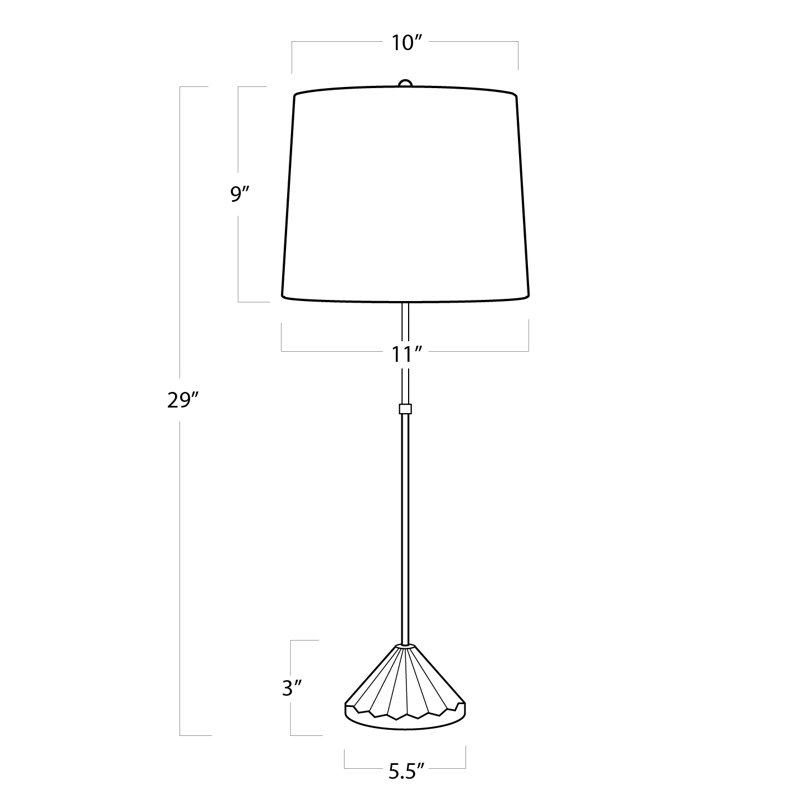 Parasol Table Lamp