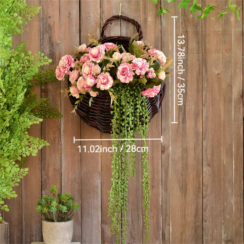 Wall-Mounted Artificial Flower
