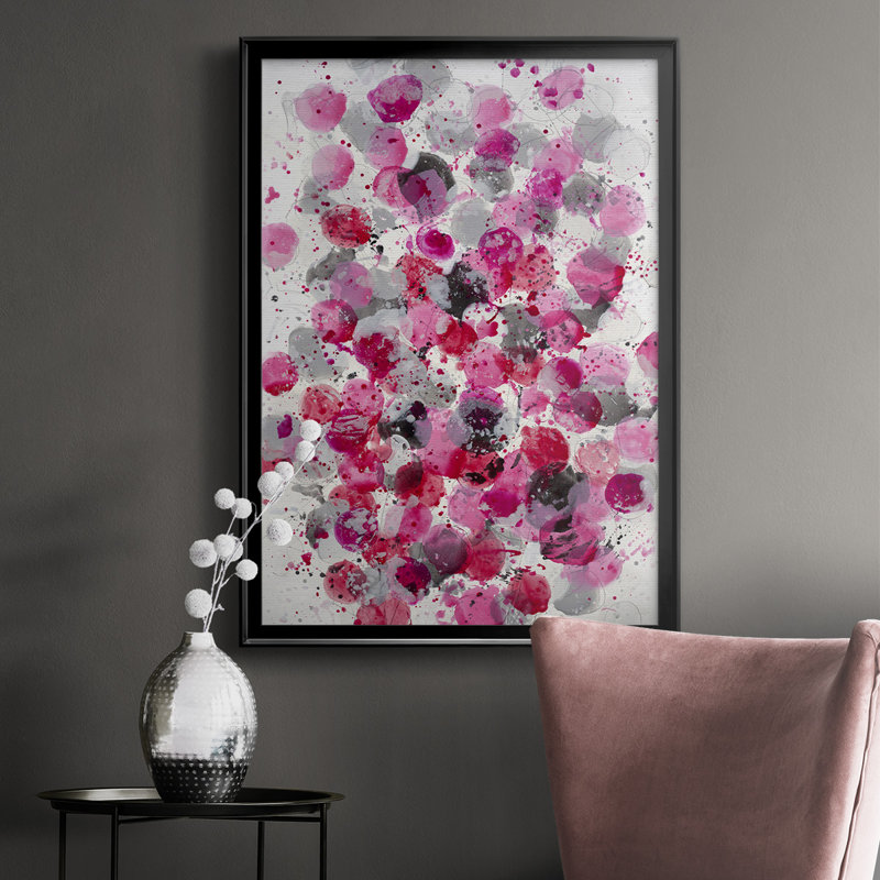 Bouquet de qualité supérieure, reproduction encadrée prête à être accrochée, L 26,5 po x H 36,5 po, Noir