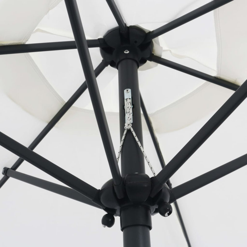 Parasol de plage Beezie, Blanc sable