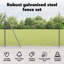Euro Fence With 7 Posts Galvanised Steel-1613591670-1613591678