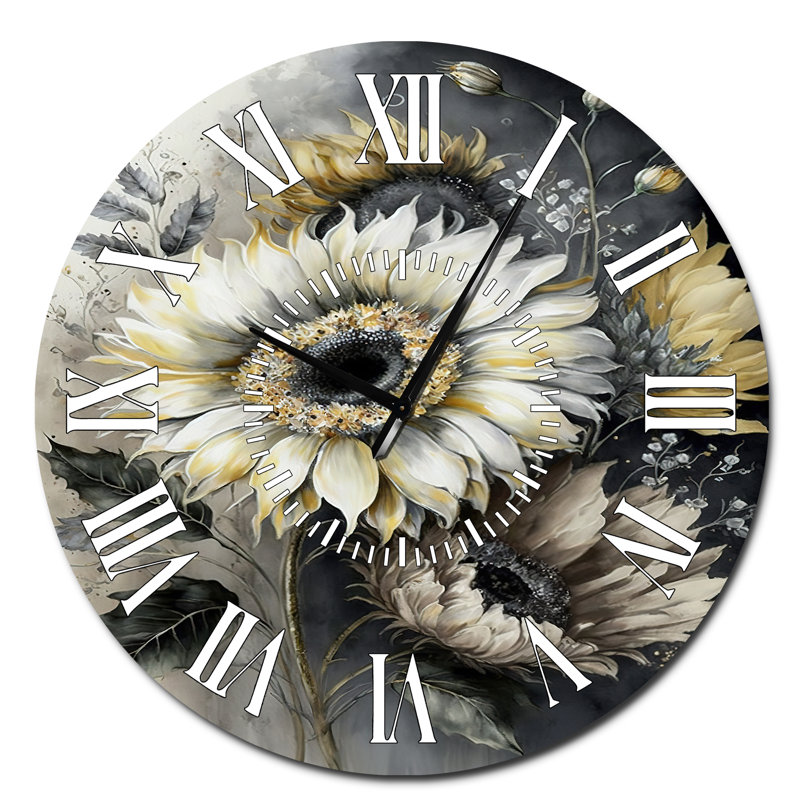 Horloge murale White White, Surdimensionné