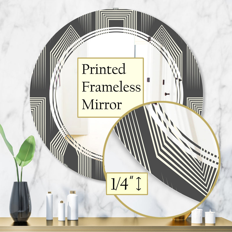 Miroir mural Triple C Mimimal Design III, H 31,5 po x l po