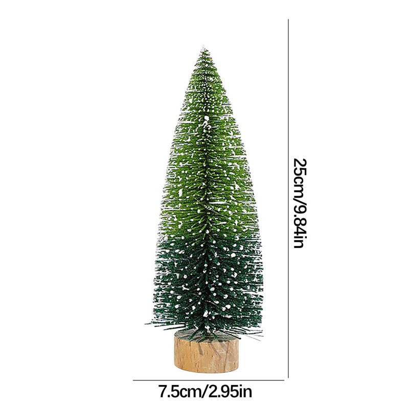 Arbre de Noël brillant, décorations de Noël, mini-arbre de bureau, cadeau de Noël, B