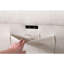 Canapé-lit modulaire réversible en chenille l 97 po avec chargeur USB et poches pour téléphone / magazine