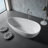 67" Freestanding Solid Surface Bathtub