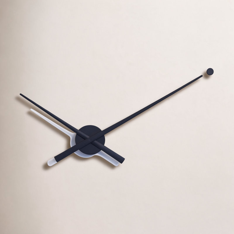 OJ Wall Clock, Black, Large