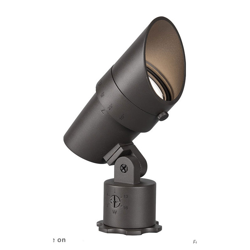 LED Spotlight, Bronze on Brass, 2700K