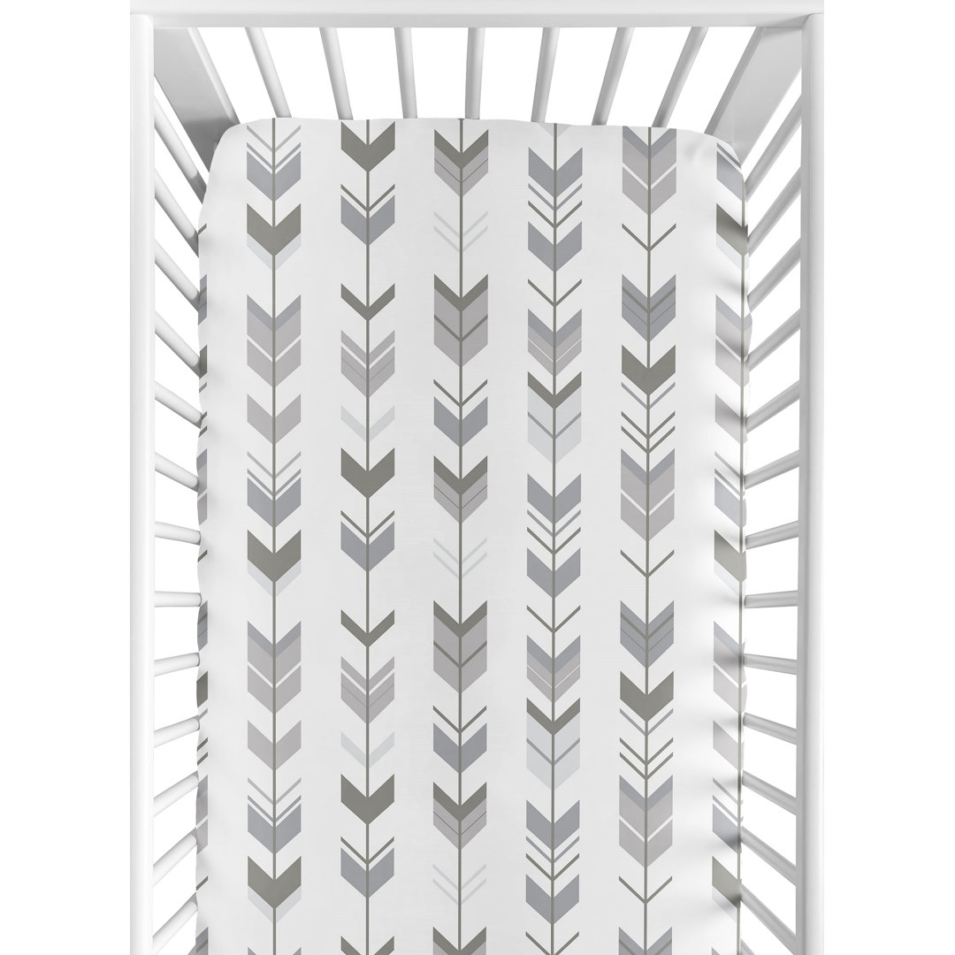 Mod Arrow Fitted Crib Sheet Sweet Jojo Designs