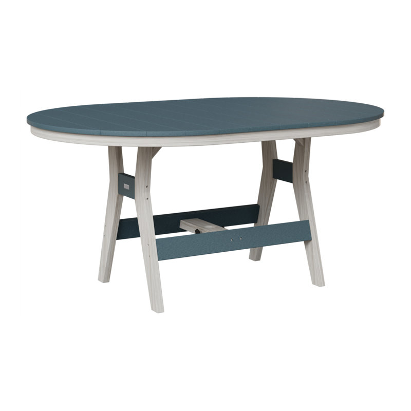 Table de bar berlinoise Berlin, Ardoise, 38.87" H x 64" W x 44" D, Coquille de mer