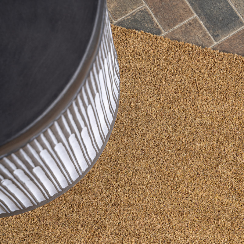 Tapis d'intérieur / extérieur Kalonni, L 26 po x L 96 po, Light Brown