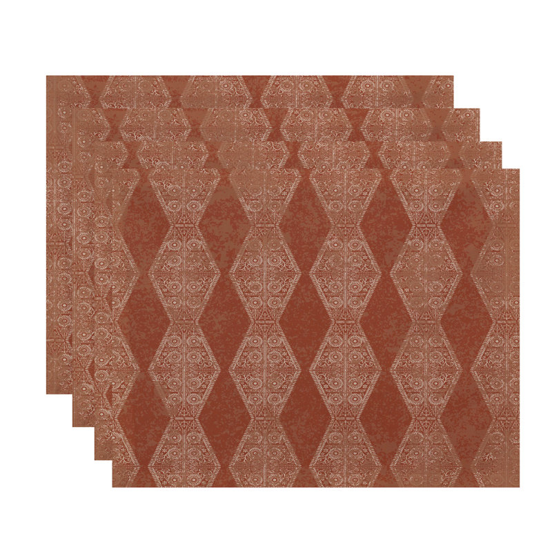 Ensemble de napperons Harrel, Orange