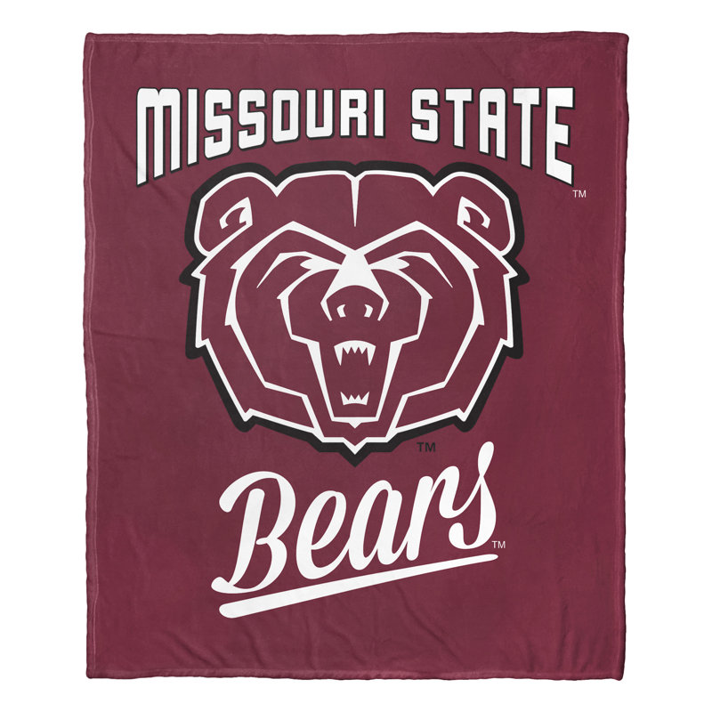 NCAA Silk Touch Throw Blanket, Ultra-Soft College Sports Fan Accent, 50 x 60 Inches, Missouri State