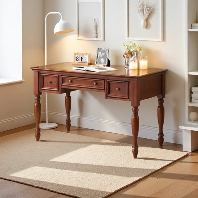 Elegant Boxwood Solid Wood Desk