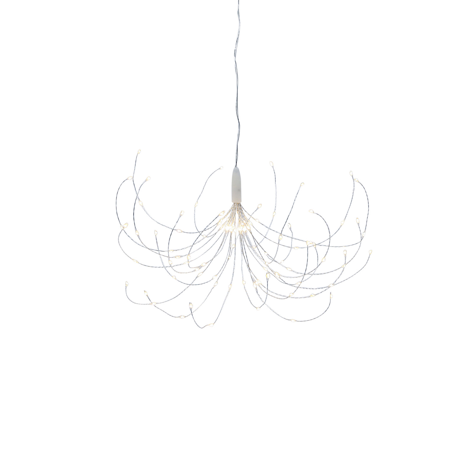 Warm White Led Wire Star Burst Ornament