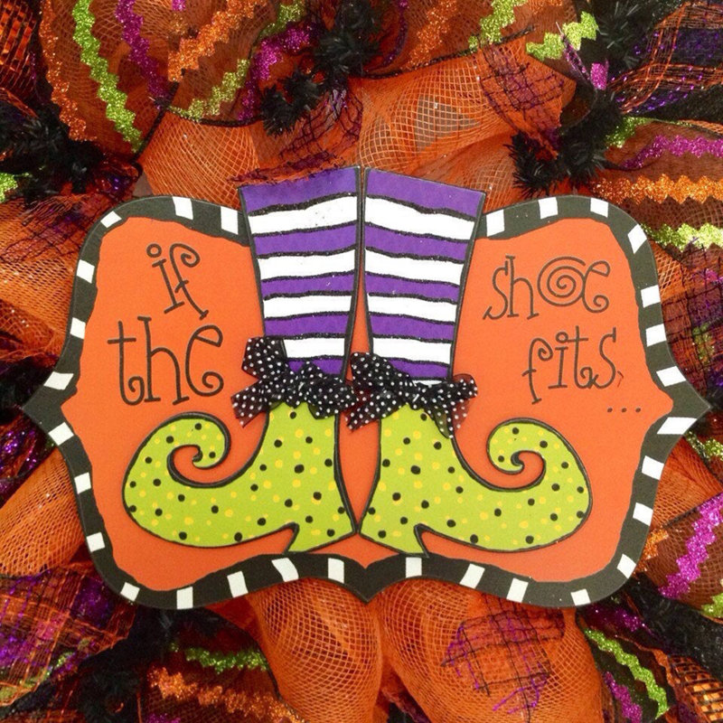 Couronne d'Halloween si la chaussure convient