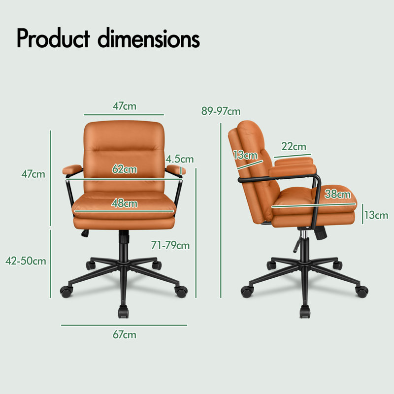 Office Chair, Brown