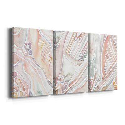 Life Form I - Toile tendue sur mesure avec châssis - 3 pièces
