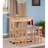 Chandley Beardmore 3 - Piece Drop Leaf Beech Solid Wood Dining Set