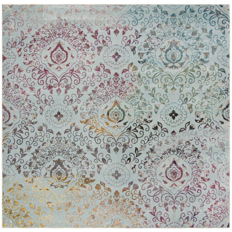 Tapis ikat Bruckmann Performance, Carré 6 pi 5 po