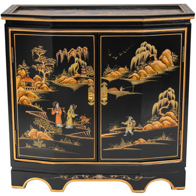 Buffet en bois d'orme de 32 po de largeur Abiegail