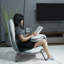 Chaise longue d'extérieur pliante en acier