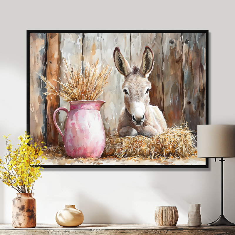 Dulsea - Animals Wall Art, H 12 po x l 20 po, Impression encadrée flottante, Noir, noir, noir, noir