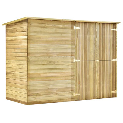 Garden Shed House 232x110x170 cm Impregnated Pinewood
