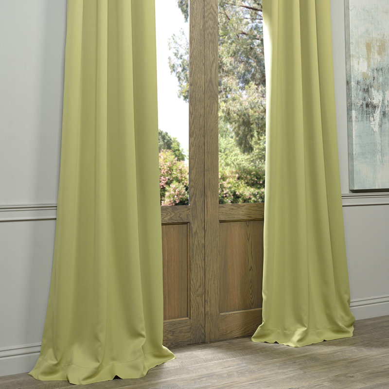Rideaux obscurcissant de pièce pour le salon - Rideaux de chambre à coucher pour rideaux à panneau simple de grande fenêtre