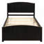 Lit plateforme simple avec lit gigogne et espresso-1804619130