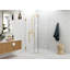 Porte de douche pivotante sans cadre de 36 po de largeur-90690505