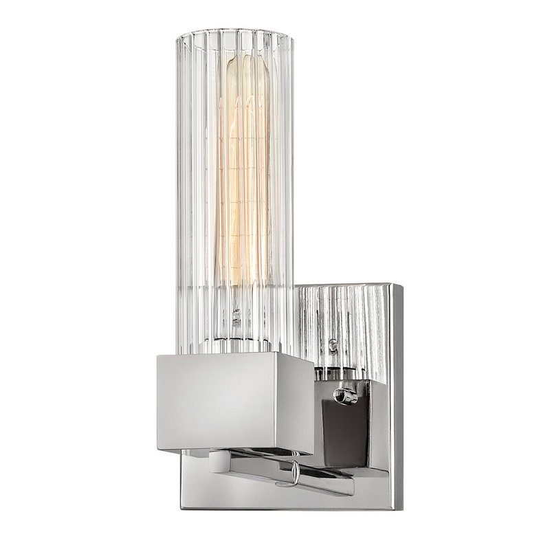 Xander 1-Light Dimmable Vanity light, Polished Nickel
