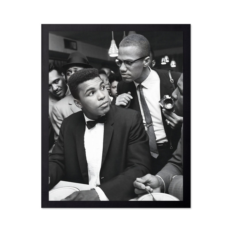 Malcolm X & Ali, Unframed, Poster, 08"H x 10"W