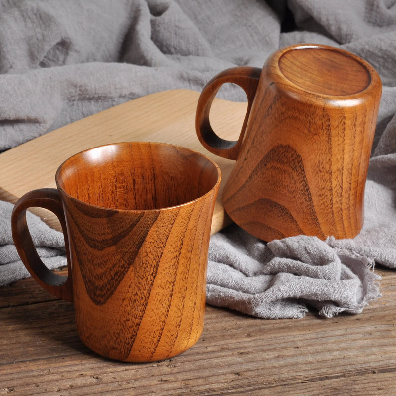 Sourya Handmade Wood Coffee Mug
