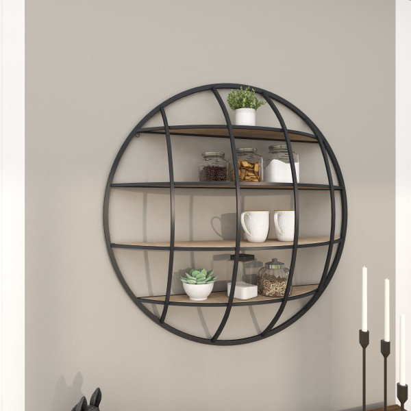 Keesha 4 Piece Circle Accent Shelf