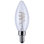 4 Watt B11 LED Reminiscent Flex Gray Coil Filament E12 Base 2700K 120 Volt