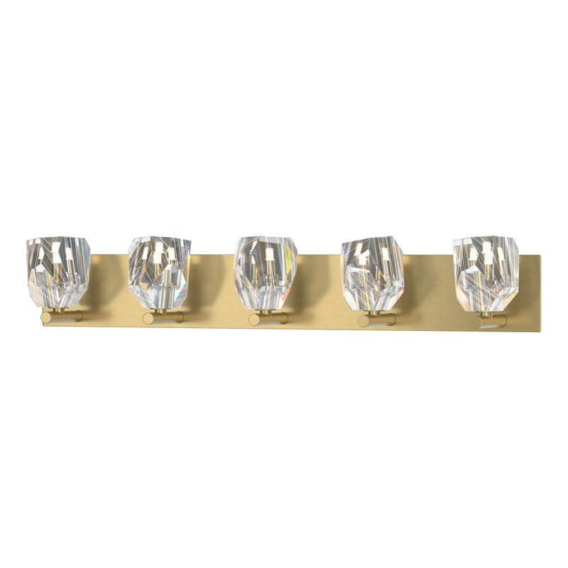 Gatsby 5 - Light Dimmable Vanity Light, Modern Brass