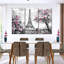 Ensemble de 3 pièces sur toile Eiffel Tower-1942906650