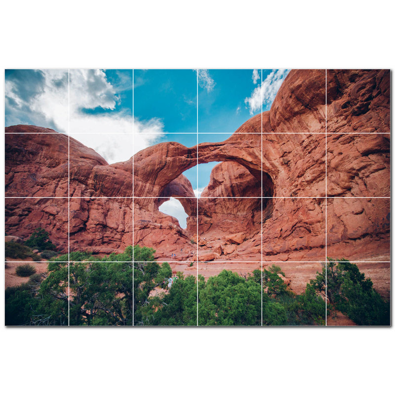 6'' x 6'' Satin Ceramic Decorative Mural