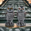 Statue d'appât faux hibou 2 pièces