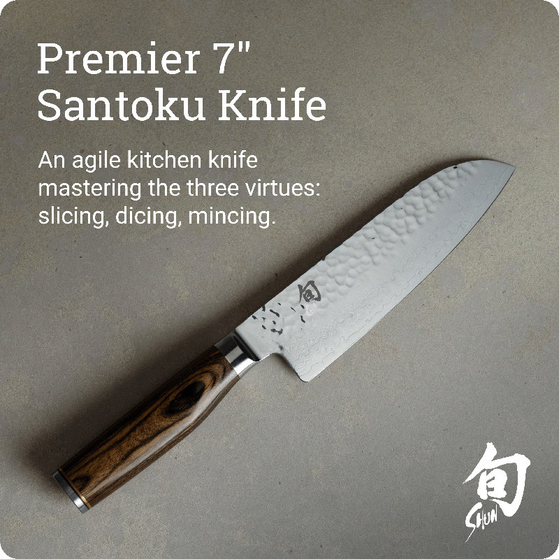 Premier Santoku Knife, 7"