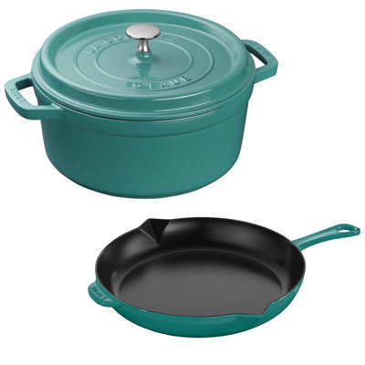 Staub 3 Pieces Cast Iron Cookware Set