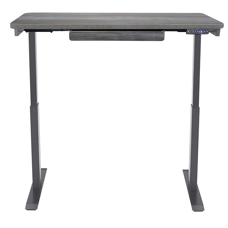 Kaylan RISE 2 Series 48" x 24" Electric Sit-Stand Desk w/ Dual Motors and Drawer