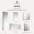 Senza 15" W x 52" H Surface/Recessed Mount Rectangular Bathroom Mirrored Medicine Cabinet